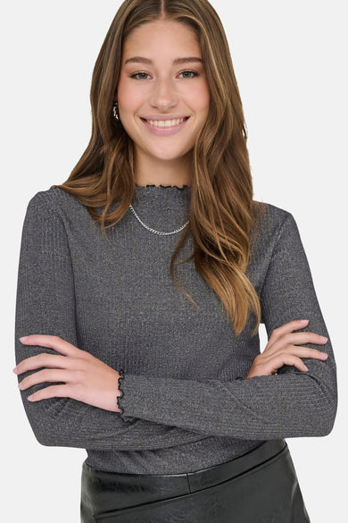 T-shirt met lange mouwen - Grijs