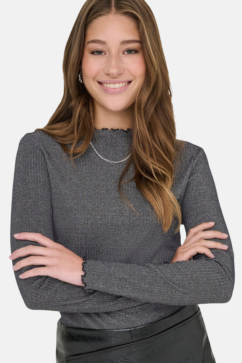 T-shirt met lange mouwen - Grijs