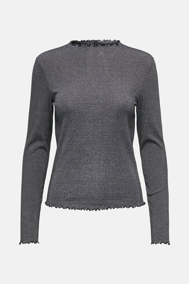 T-shirt met lange mouwen - Grijs