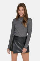 T-shirt met lange mouwen - Grijs