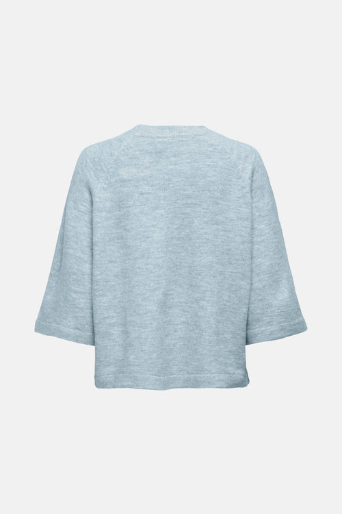 Pull bleu à col rond de ONLY®, en maille fine