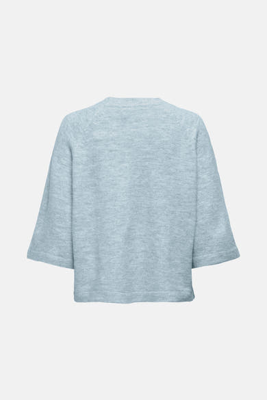 Pull bleu à col rond de ONLY®, en maille fine