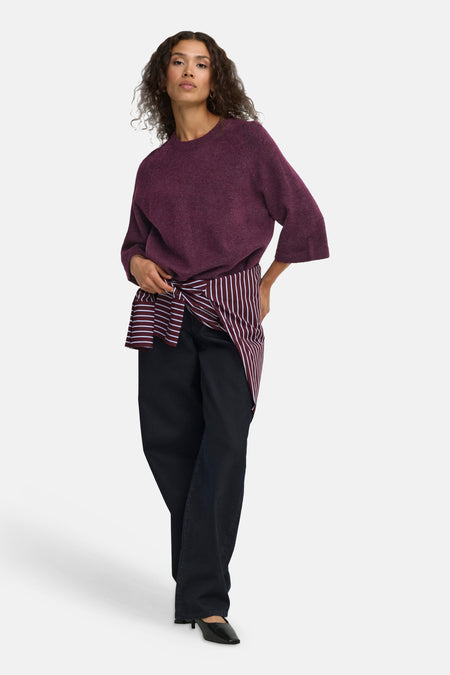 Trui met ronde hals rood - ONLY®