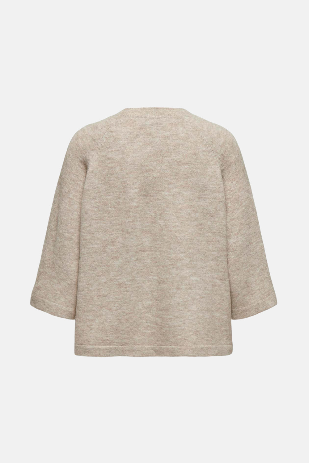Pull à col rond - beige