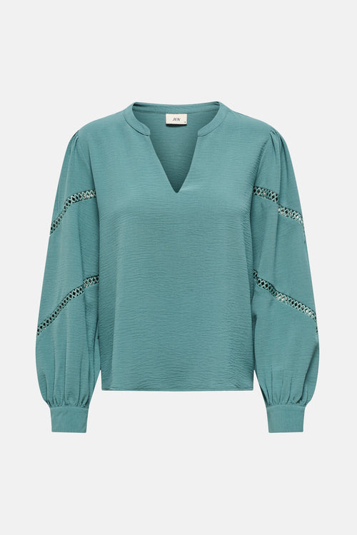 Blouse met lange mouwen - groen