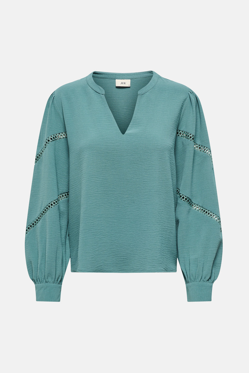 Blouse met lange mouwen - groen