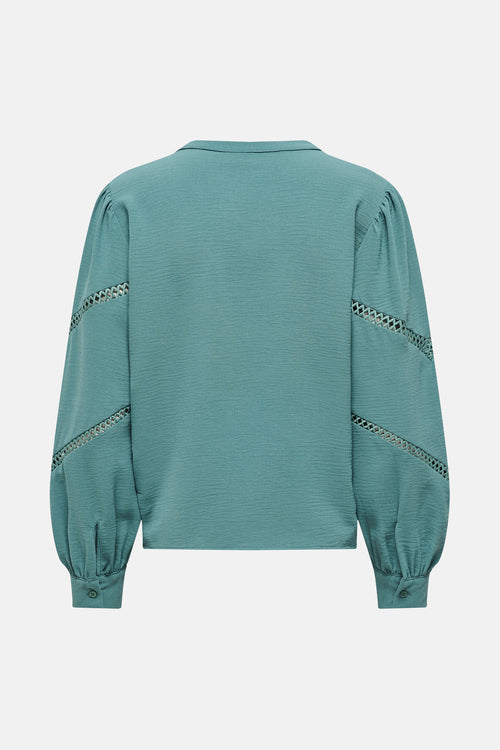 Blouse met lange mouwen - groen