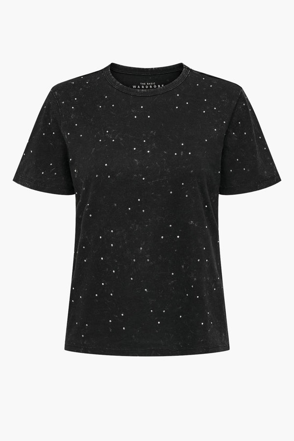 Top uni manches courtes Noir - ONLY®