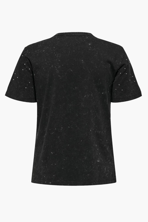 Top uni manches courtes Noir - ONLY®
