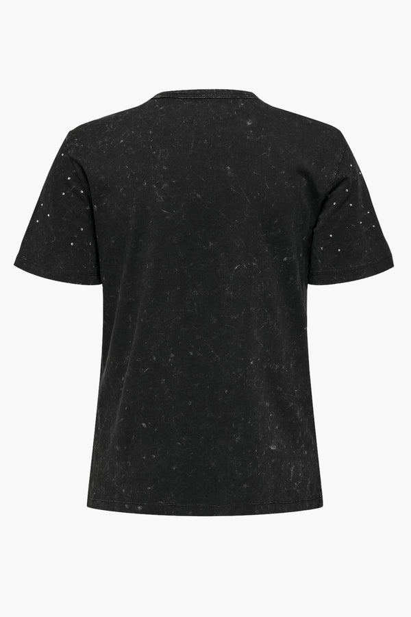Top uni manches courtes Noir - ONLY®