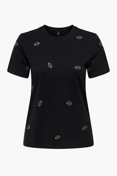 ONLBERIT LIFE S/S O-NECK TOP BOX JRS