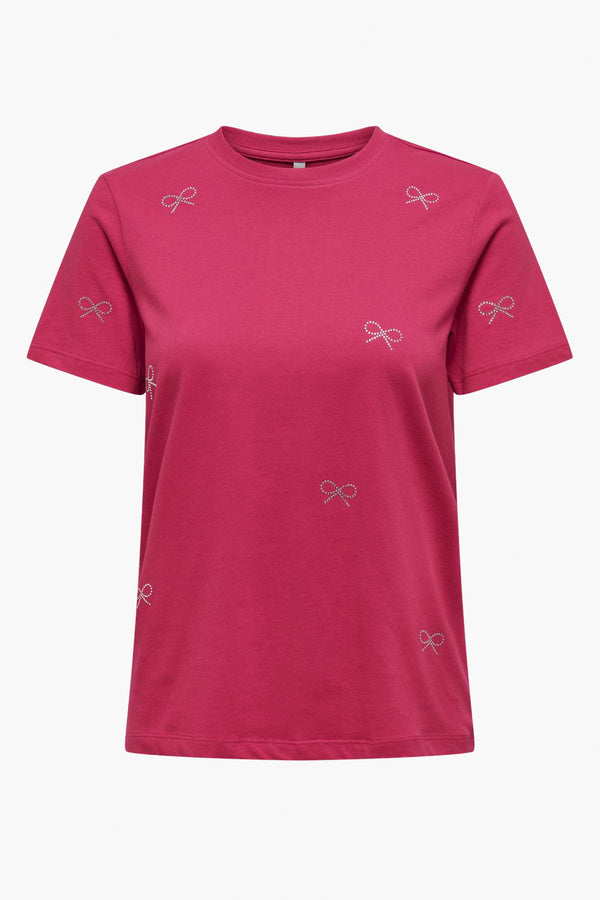 T-shirt (manches courtes) Rose - ONLY®