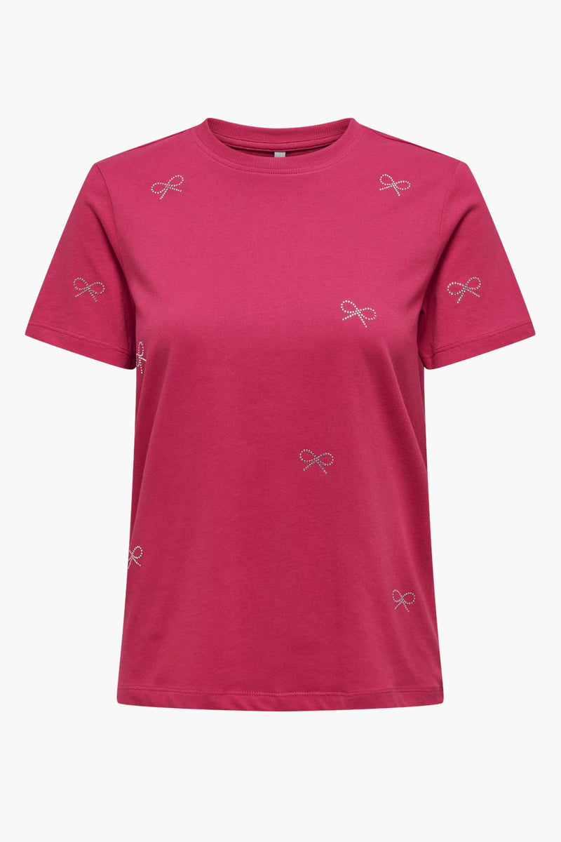T-shirt (manches courtes) Rose - ONLY®