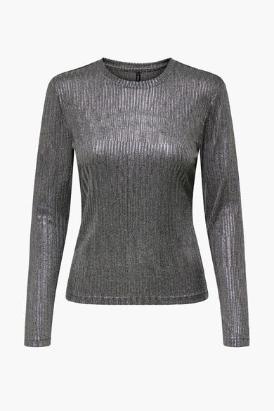 Pull col rond Gris - ONLY®