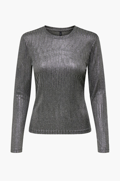 Pull col rond Gris - ONLY®