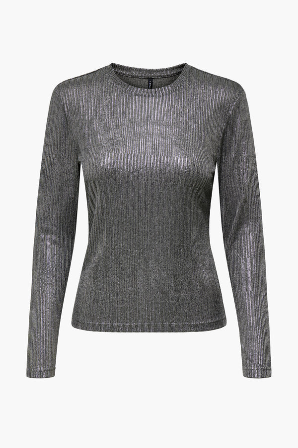Pull col rond Gris - ONLY®