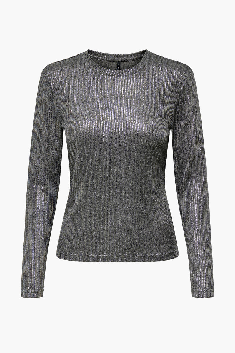 Pull col rond Gris - ONLY®