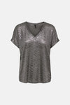 Top uni manches courtes gris - ONLY®