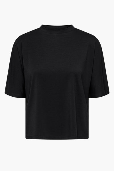 Top uni manches courtes Noir - JDY