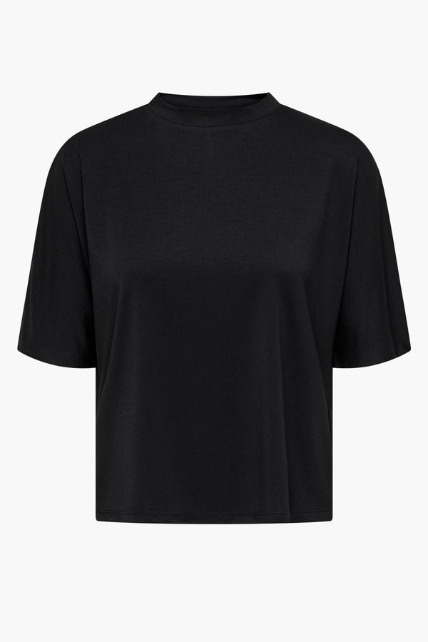 Top uni manches courtes Noir - JDY