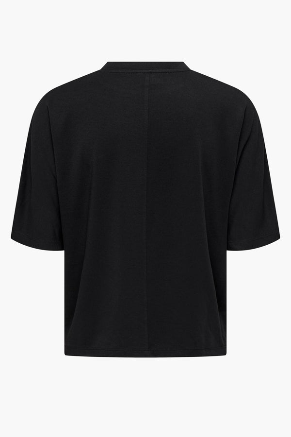 Top uni manches courtes Noir - JDY