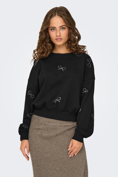 Sweat col rond Noir - ONLY®