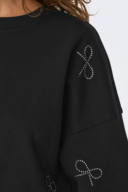 Sweat col rond Noir - ONLY®