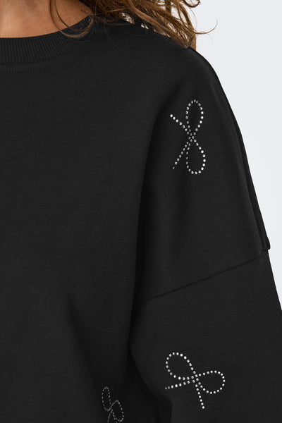 Sweat col rond Noir - ONLY®