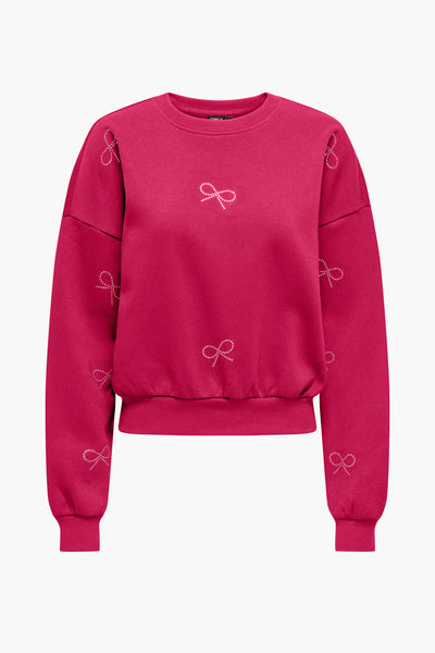 Sweat col rond Rose - ONLY®