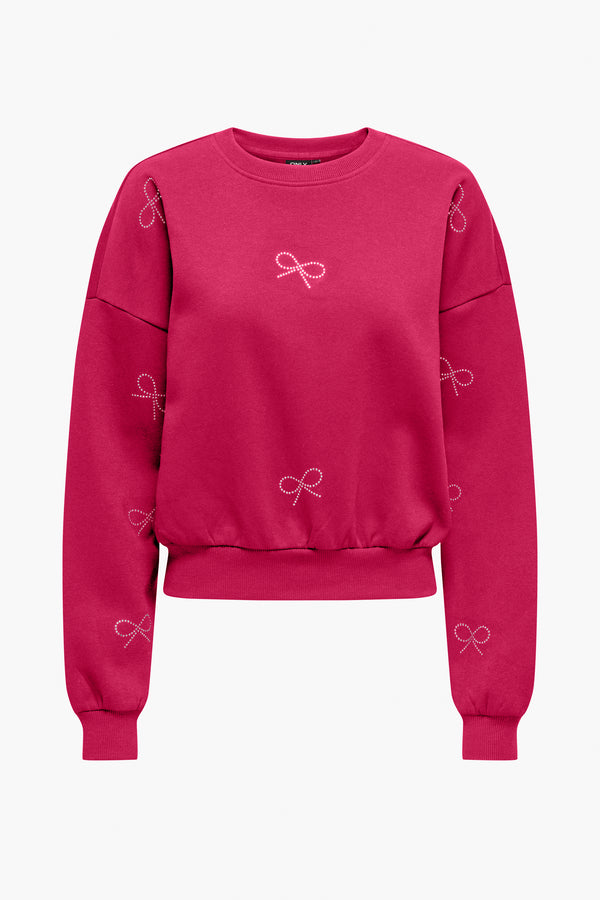 Sweater met ronde hals Roze - ONLY®
