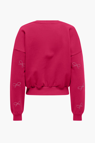Sweat col rond Rose - ONLY®