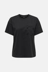 ONLPOSH LIFE S/S BLING POCKET TOP BOXJRS