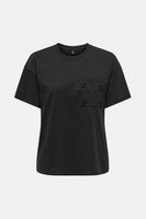 ONLPOSH LIFE S/S BLING POCKET TOP BOXJRS