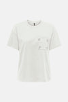 Top uni manches courtes blanc - ONLY®