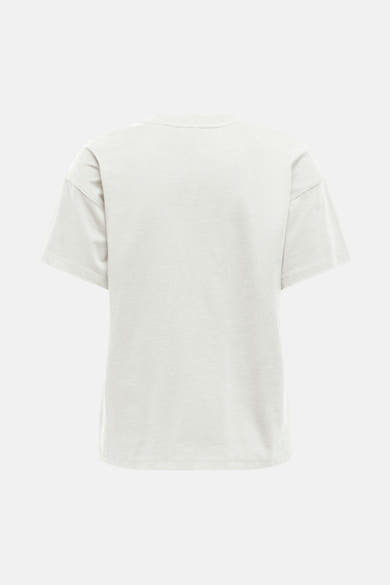 T-shirt blanc à manches courtes de ONLY, vue arrière sur fond uni.
