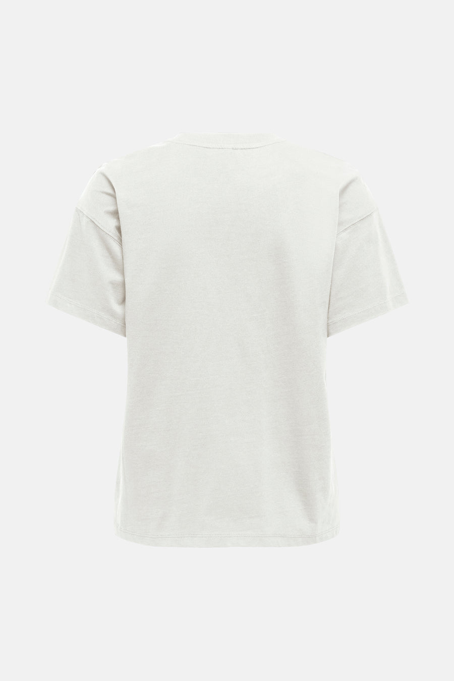 T-shirt blanc à manches courtes de ONLY, vue arrière sur fond uni.
