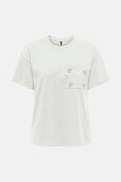 Top uni manches courtes blanc - ONLY®