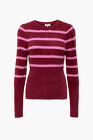 Pull col rond Rouge - ONLY®