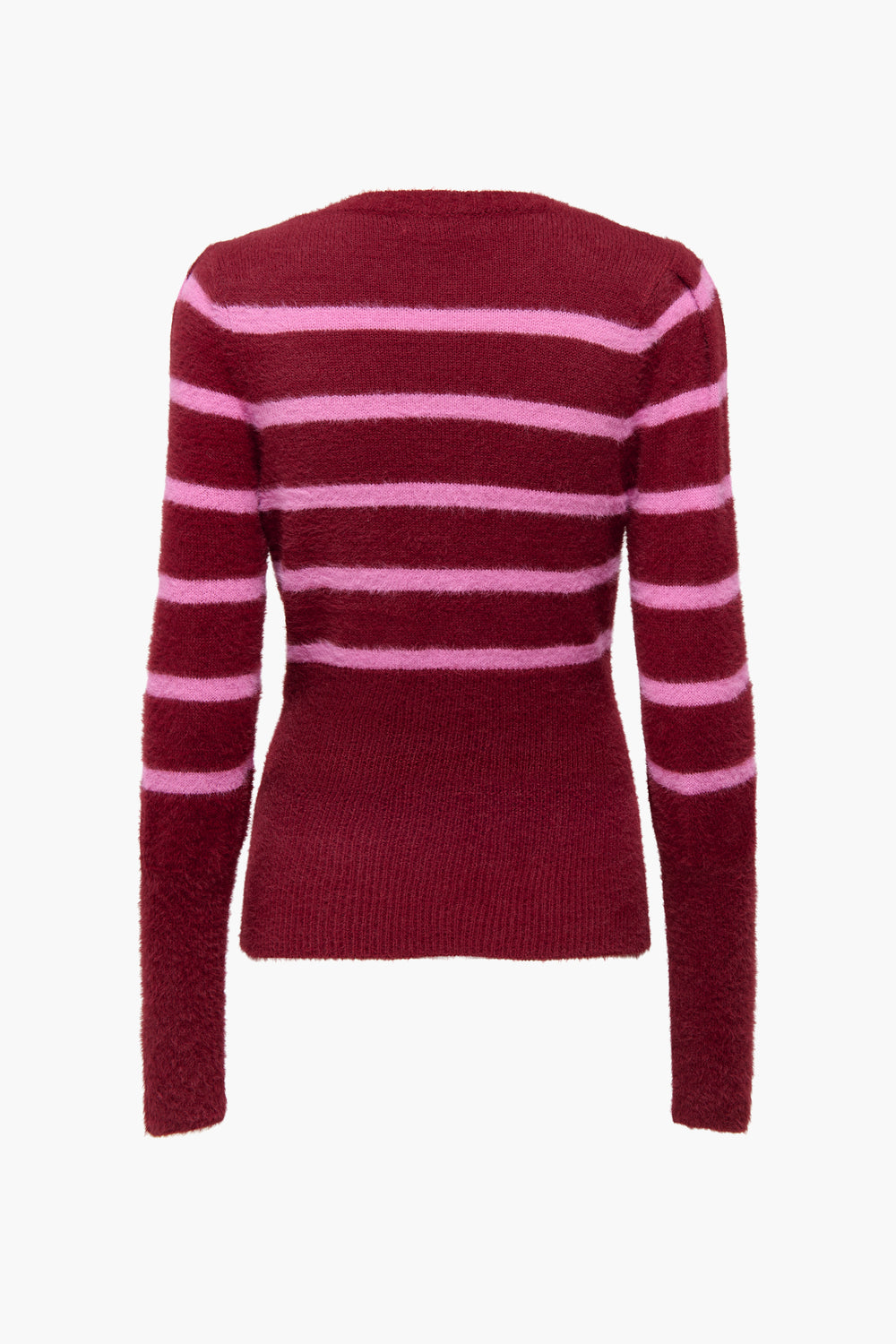 Pull col rond Rouge - ONLY®
