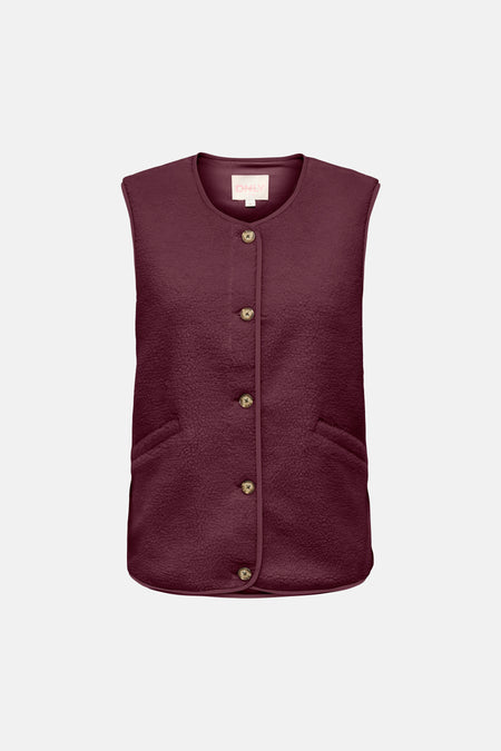 Veste sans manches - rouge