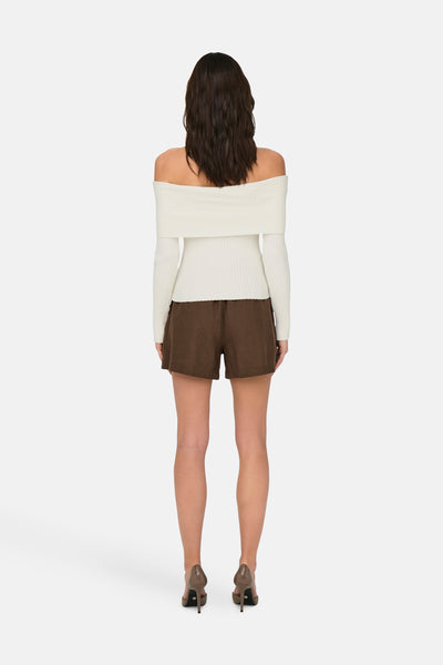 Pull (offshoulder) Écru - JDY
