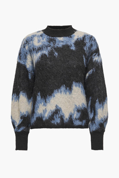 Pull col rond Bleu - JDY