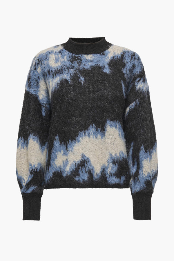 Pull col rond Bleu - JDY