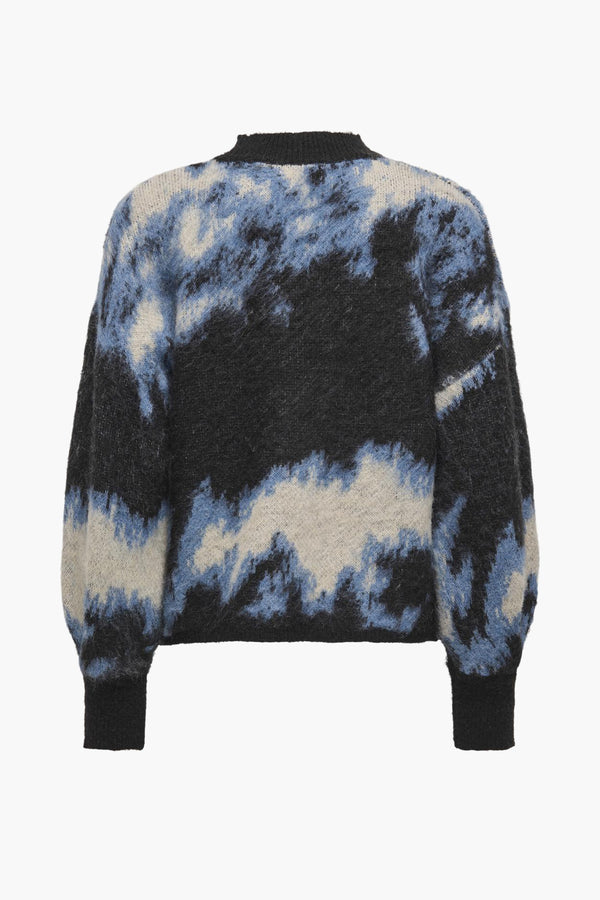 Pull col rond Bleu - JDY