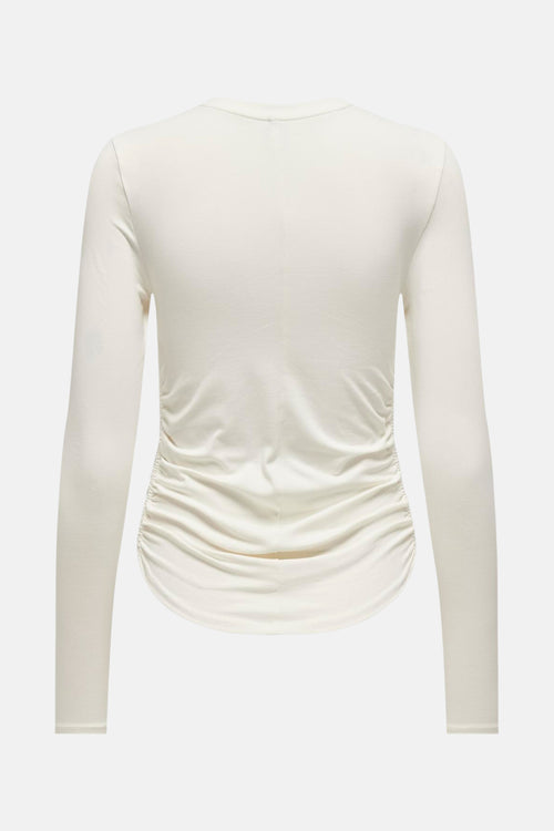 Top uni manches longues Blanc - ONLY®
