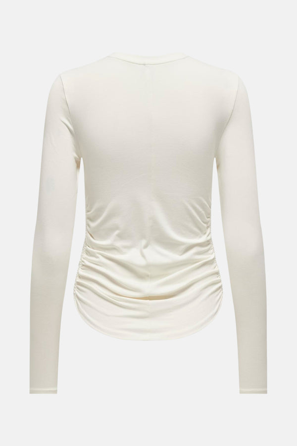 Top uni manches longues Blanc - ONLY®