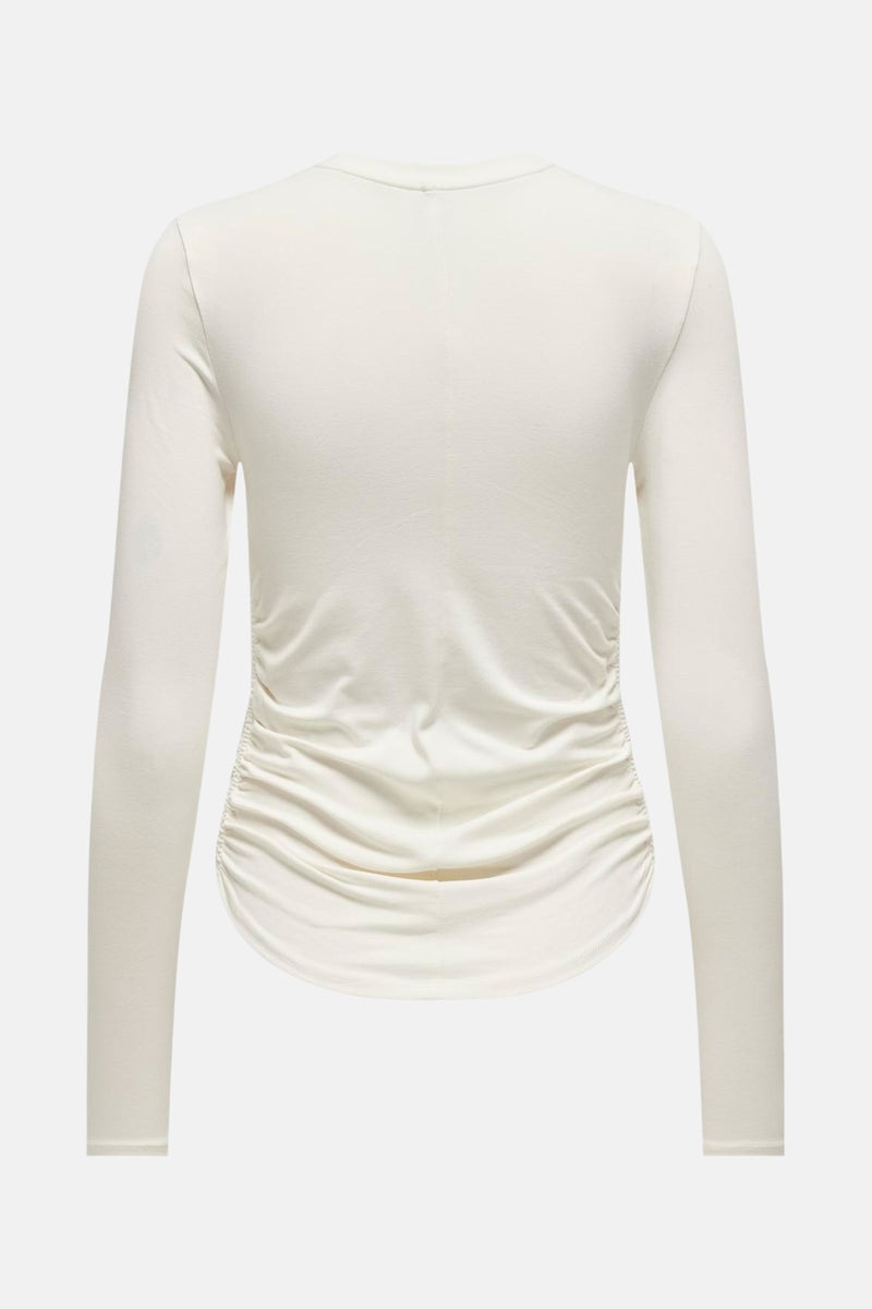 Top uni manches longues Blanc - ONLY®