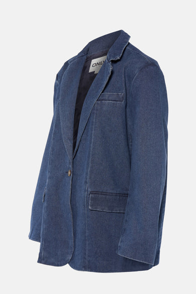 Blazer - mid blue denim