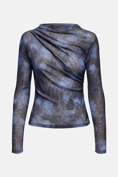 T-shirt à manches longues - bleu