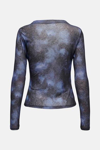 T-shirt à manches longues - bleu
